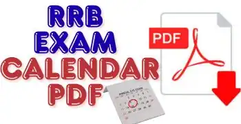 RRB exam Calendar 2026 PDF Download